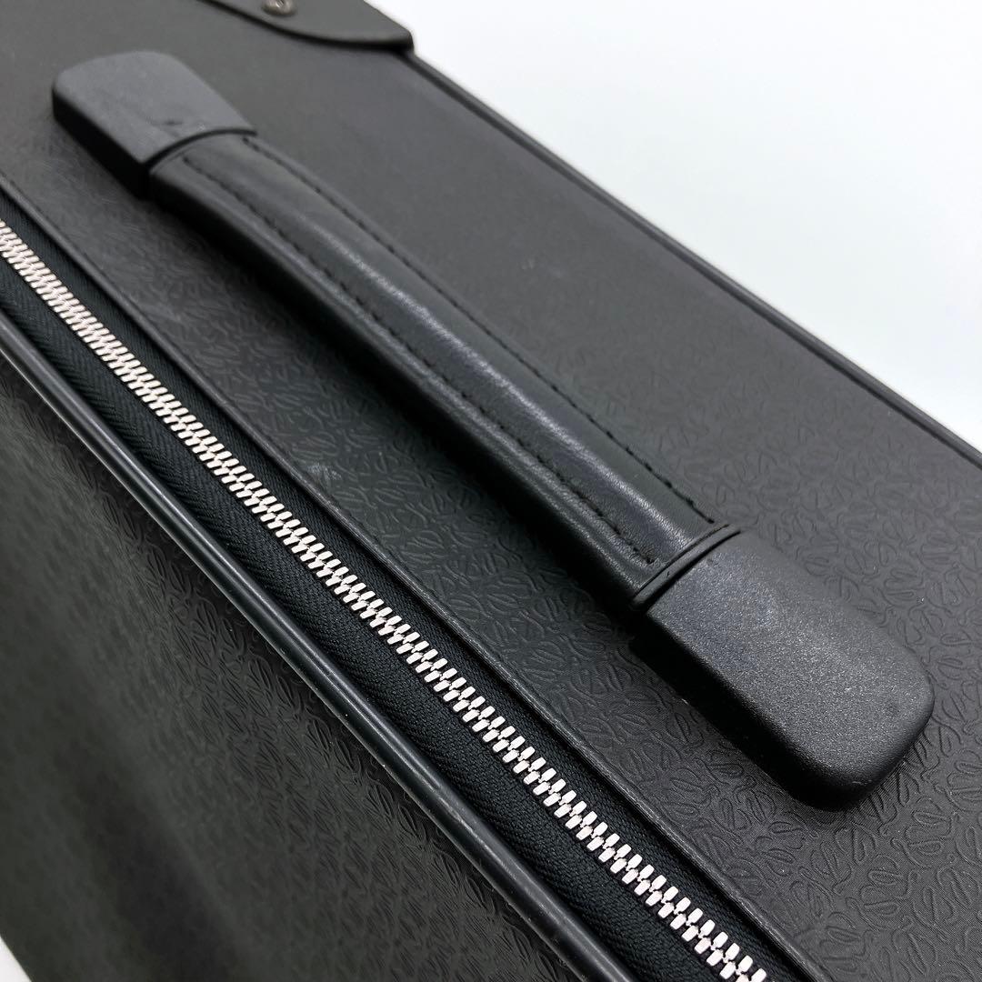 【LOEWE】キャリーケース　リピートアナグラム　PVC ブラック　2輪