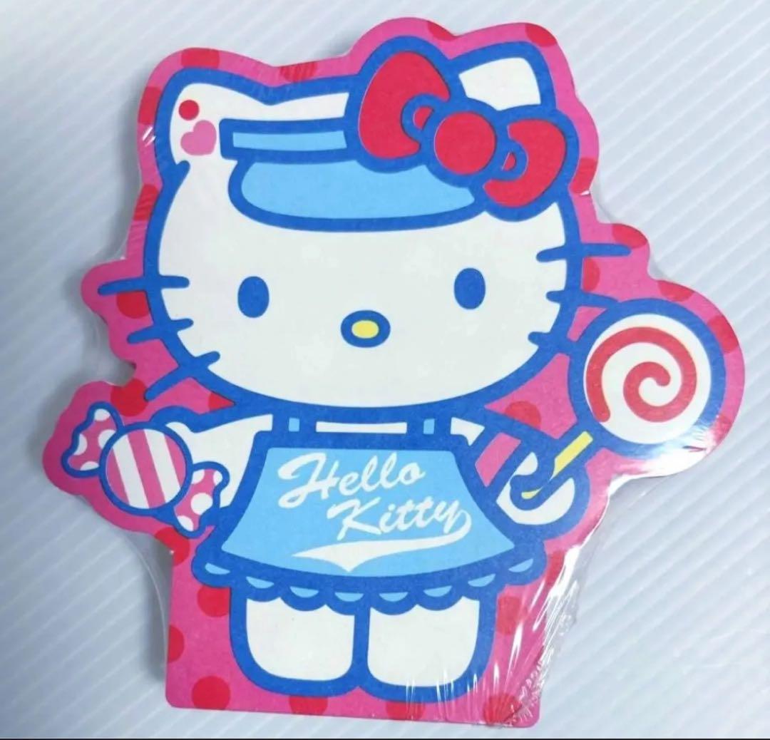 海外限定　ハローキティ　ダイカットメモ　サンリオ　平成レトロ　メモ帳
