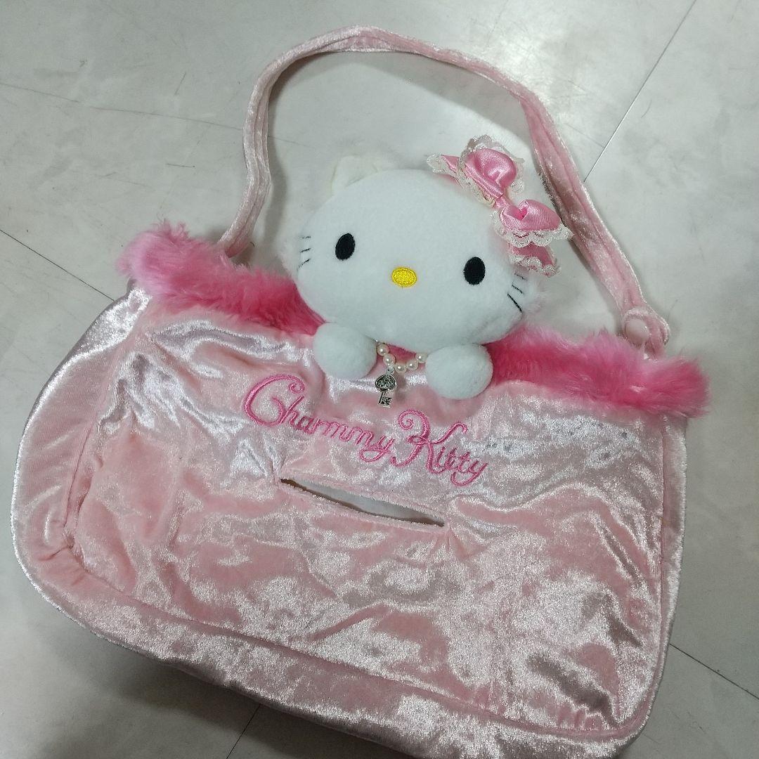 ハローキティ　チャーミーキティ　テッシュケース