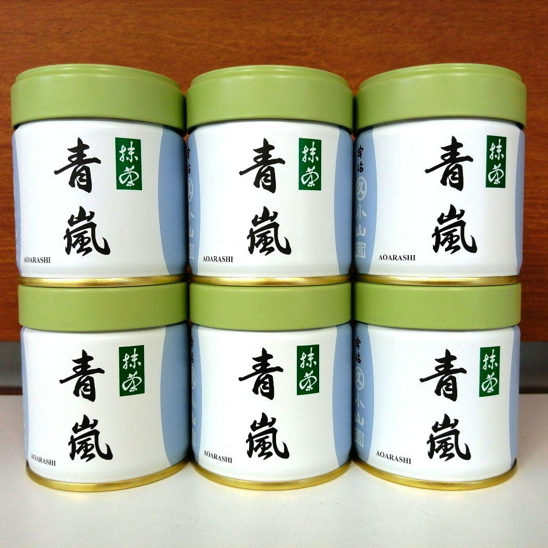丸久小山園抹茶 青嵐40g缶 6個セット
