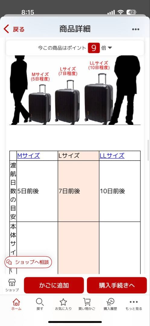 eminent PRO ハードタイプ スーツケース Mサイズ