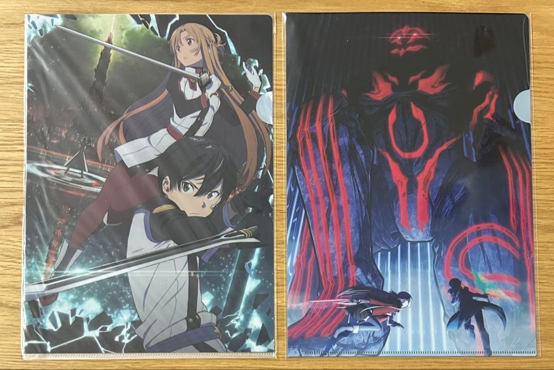 ソードアート・オンライン　クリアファイル まとめ売り　キリト アスナ ③