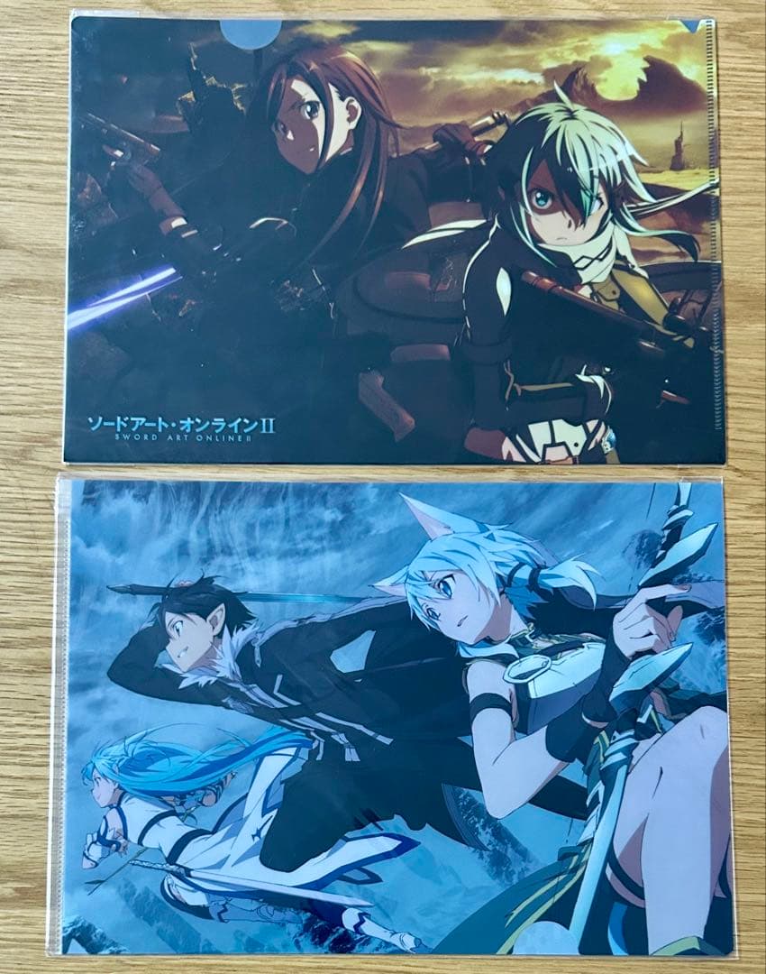 ソードアート・オンライン　クリアファイル まとめ売り　キリト アスナ ③