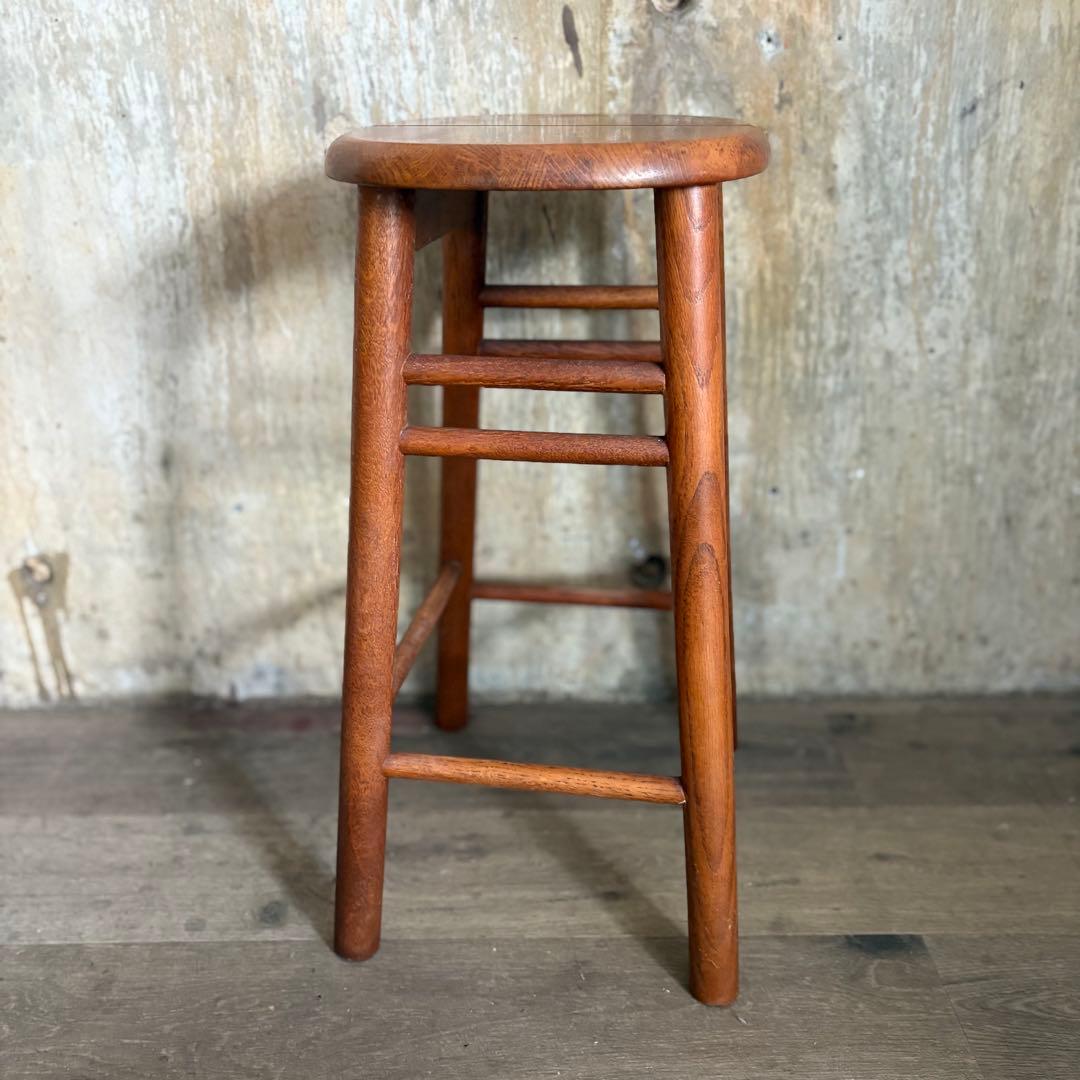 オールドカリモク　ヴィンテージ　スツール　②