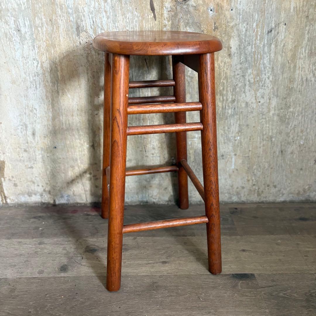 オールドカリモク　ヴィンテージ　スツール　②