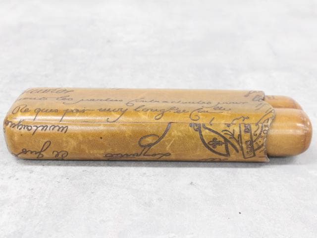 ▲希少/廃盤品 ゴールデンパティーヌ スクリット カリグラフィ シガーケース