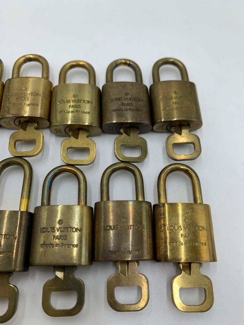 ルイヴィトン パドロック 鍵 南京錠 10個セット