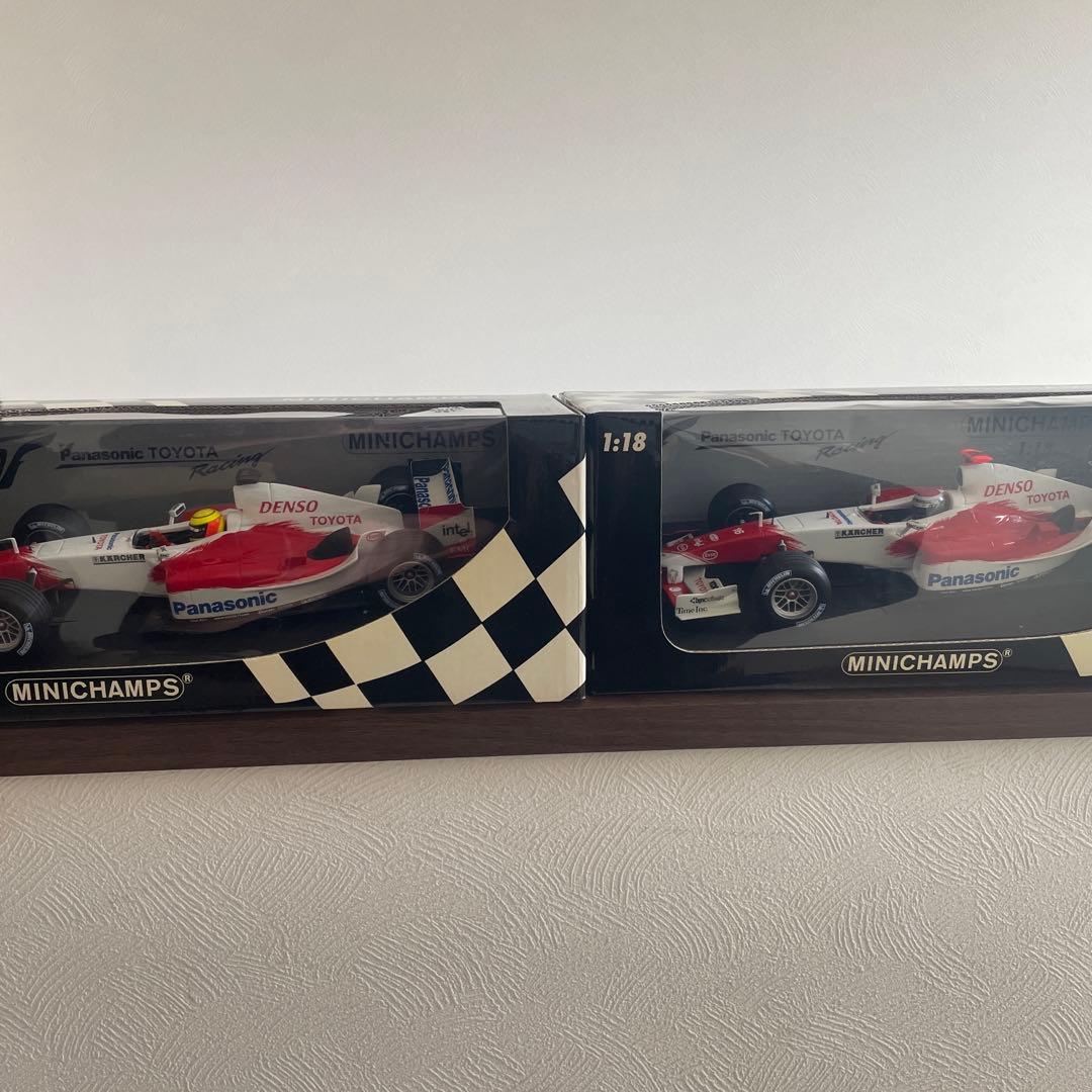 限定　未使用　ミニチャンプス　1/18 パナソニックトヨタレーシング　2005