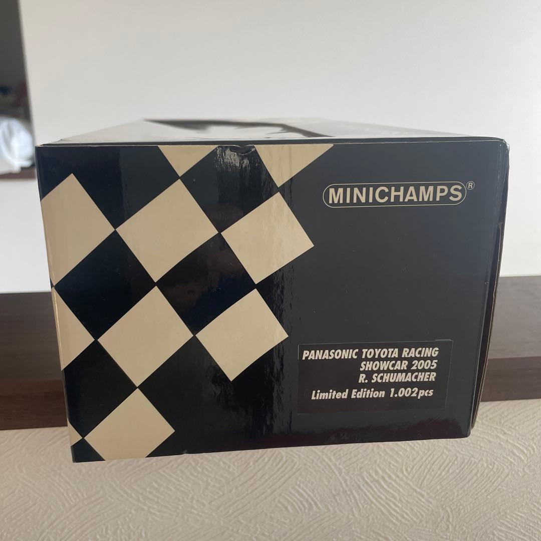 限定　未使用　ミニチャンプス　1/18 パナソニックトヨタレーシング　2005