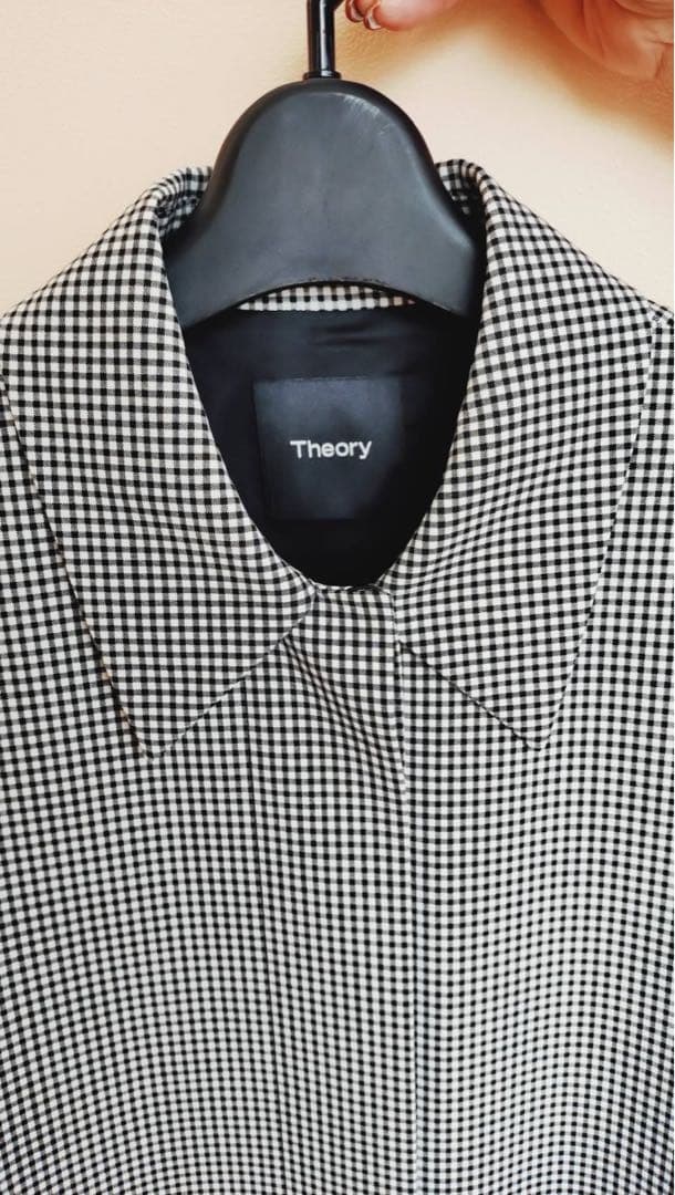 セオリー　Tailor Check CL Car Coat B