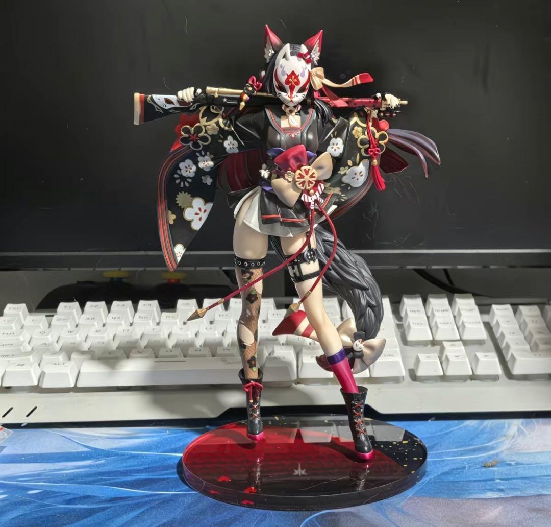 狐坂ワカモ フィギュア 刀付き