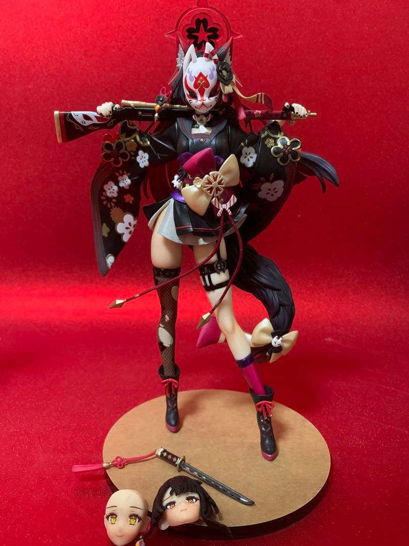 狐坂ワカモ フィギュア 刀付き