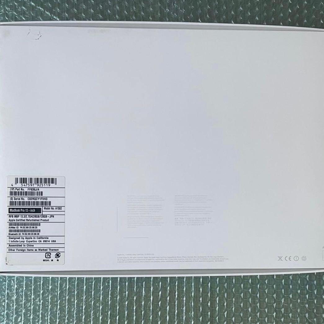 MacBook Pro 2015 SSD付き