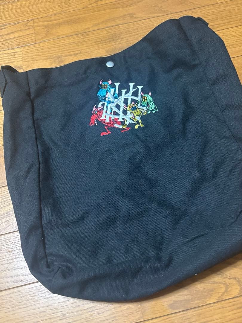 King Gnu キングヌー　刺繍トートバッグ（黒）初期 レア品