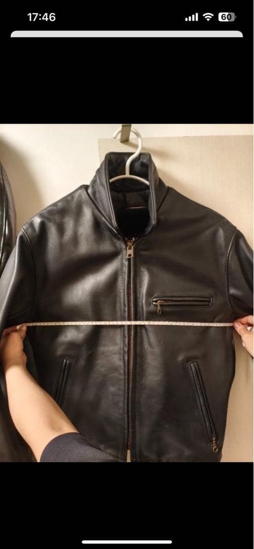 【裏ボア付き】SCHOTT 革ジャン 38 AT101