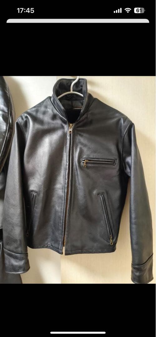 【裏ボア付き】SCHOTT 革ジャン 38 AT101