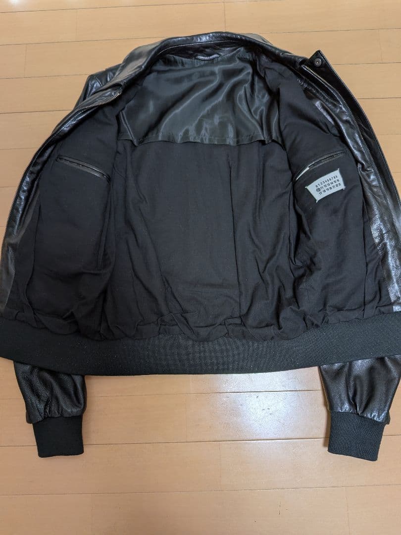 マルタンマルジェラ　ラムレザーA2フライトジャケット　4ポケットレザージャケット