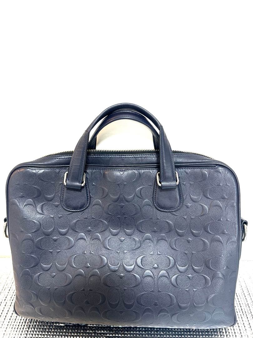 美品 Coach ビジネスバッグ 黒