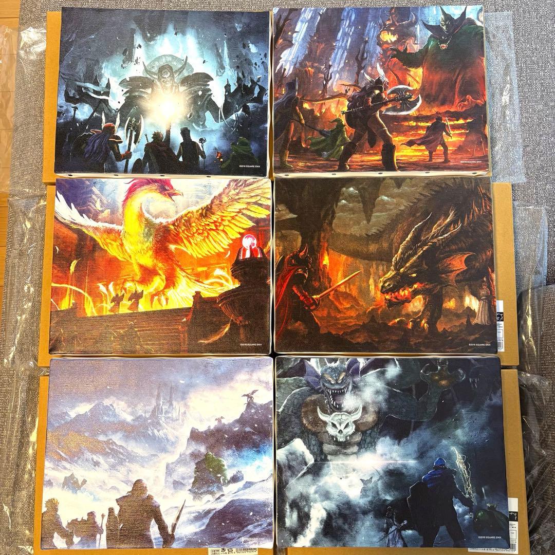 ドラゴンクエスト 1&2 キャンバスアート　箱付き6種コンプ　ドラクエ3