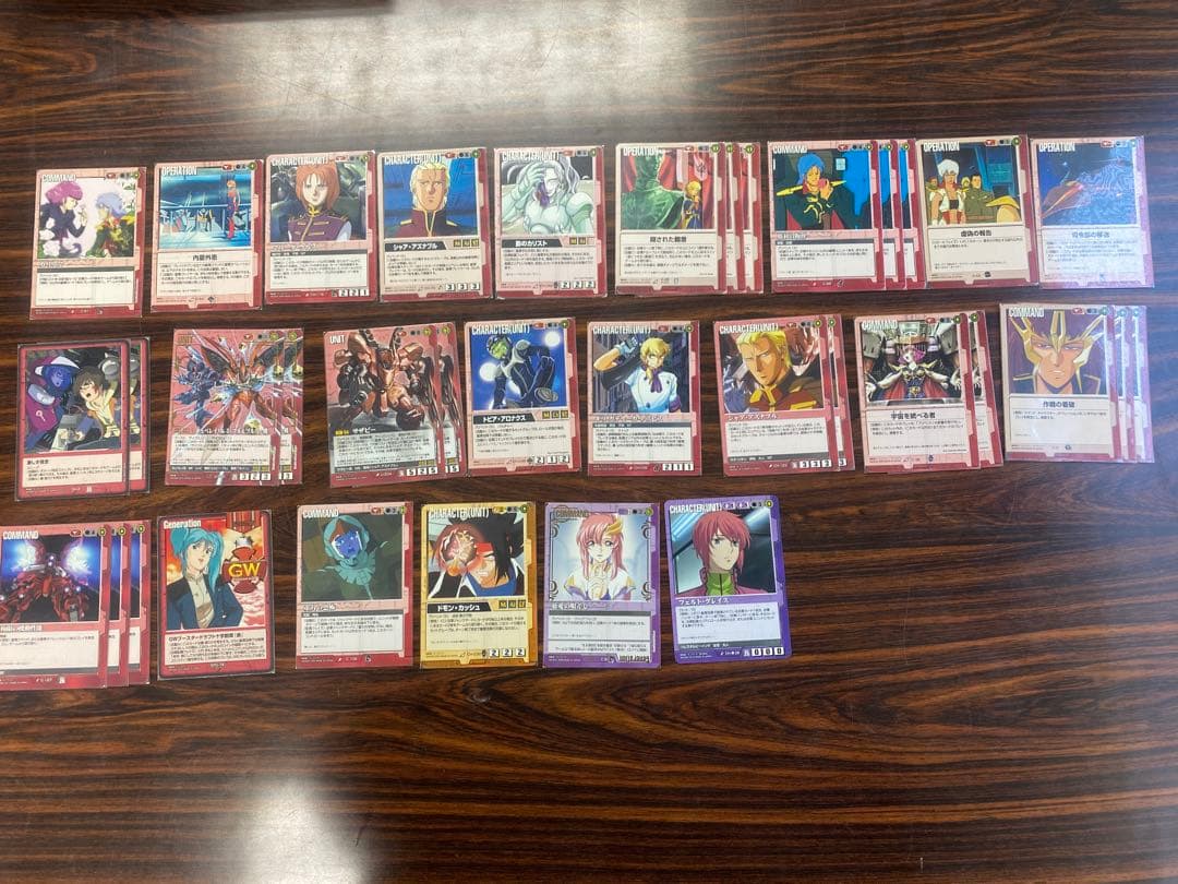 【一時値下げ】ガンダムウォー　三色デッキ(優良レア・コモン・プロモ、オマケ多数)