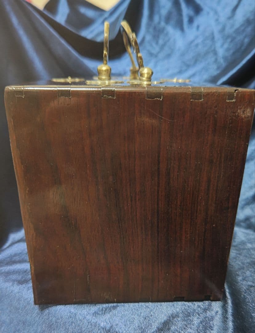 麻雀牌 骨牌 アンティーク 木箱 最高級 レトロ 竹牌 紫檀