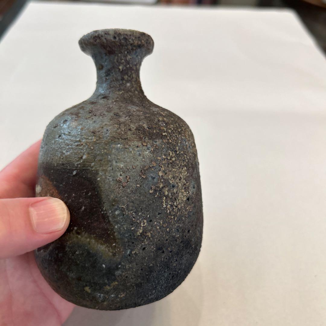 『値引き』【ビンテージ】徳利 窯変 備前焼　アンティーク品