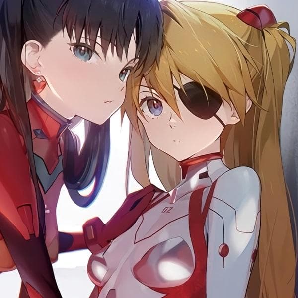 火星第13区　Fate/EVANGELION　凛&アスカ　B2　タペストリー