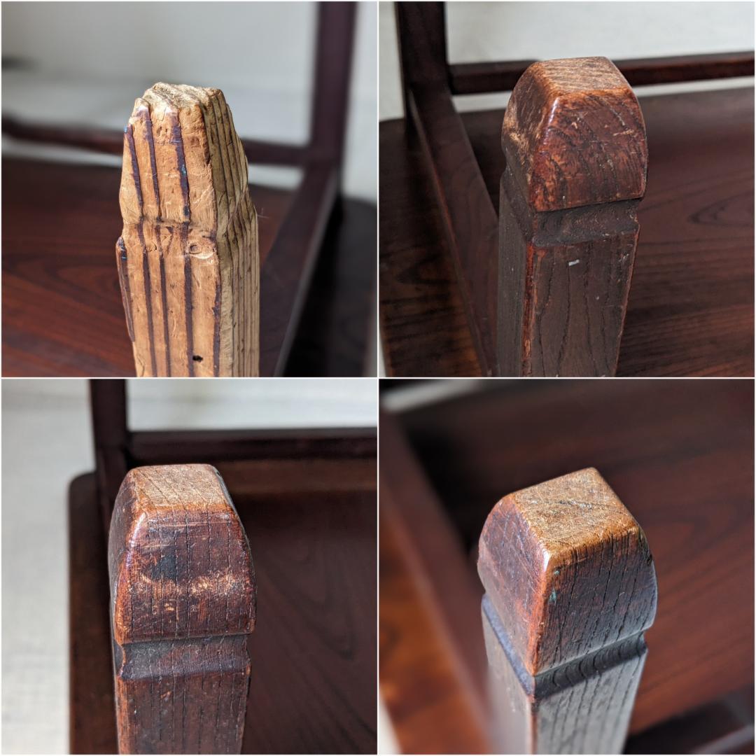 希少　古家具　古い座卓　アンティーク　当時物　ローテーブル　ちゃぶ台