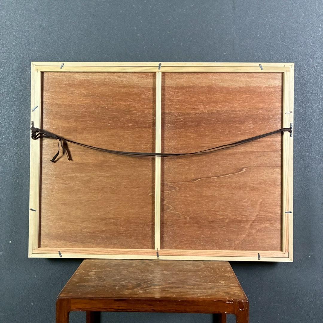 美品 ポール・アイズピリ「果物のある静物」リトグラフ 直筆サイン入 額縁入り