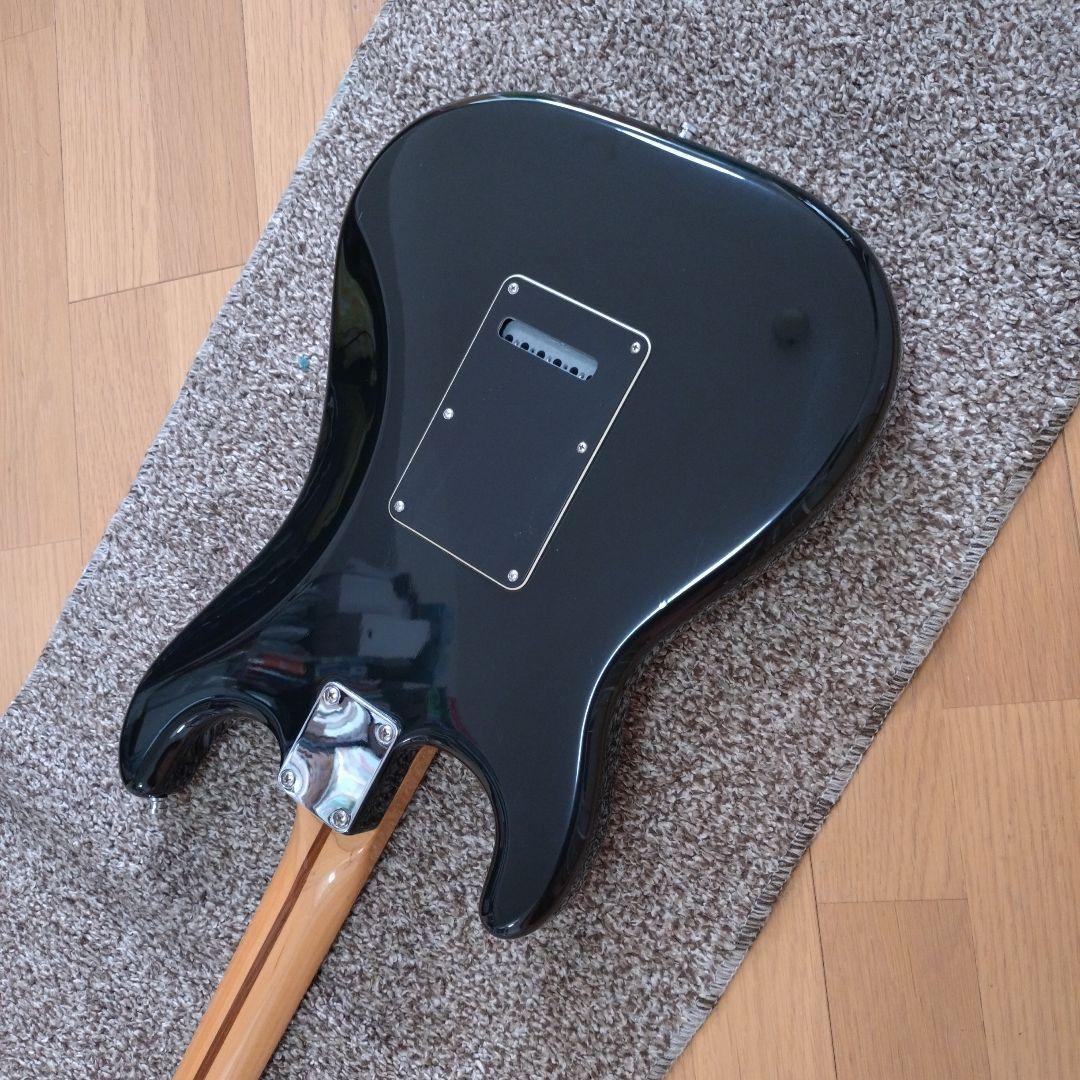 fender black top strat caster エレキギター