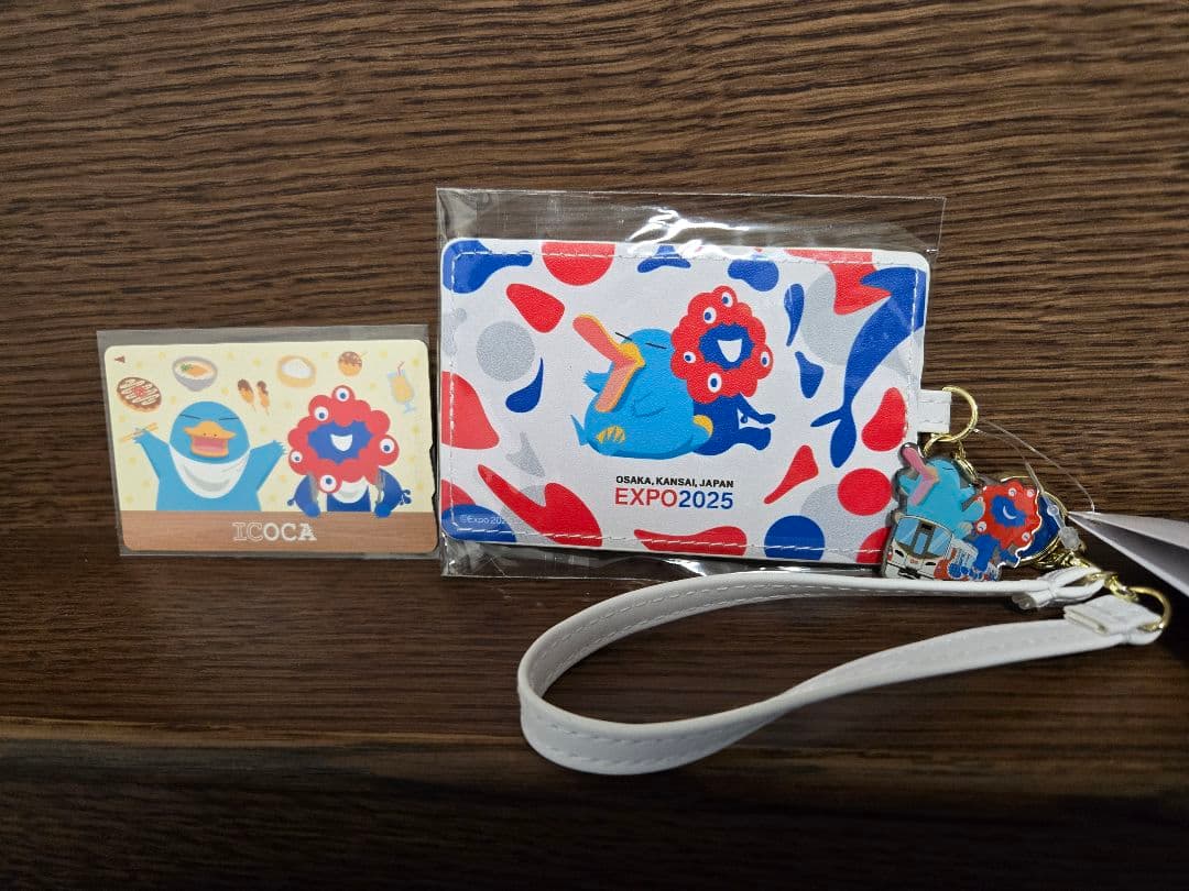 ユ*♪様 大阪・関西万博限定ICOCAカードと合皮ケース EXPO2025ミャク