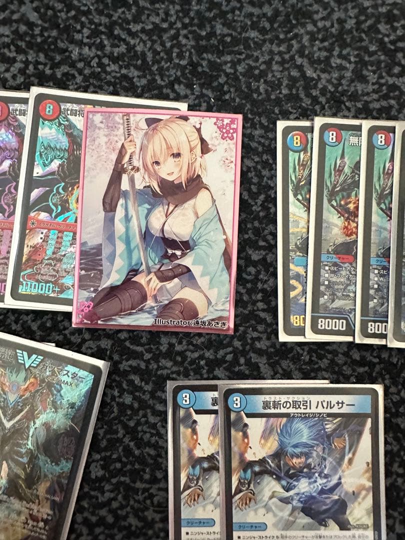 [引退品]デュエルマスターズ 引退品まとめ売り デッキ多数　スリーブ＆ケース付き