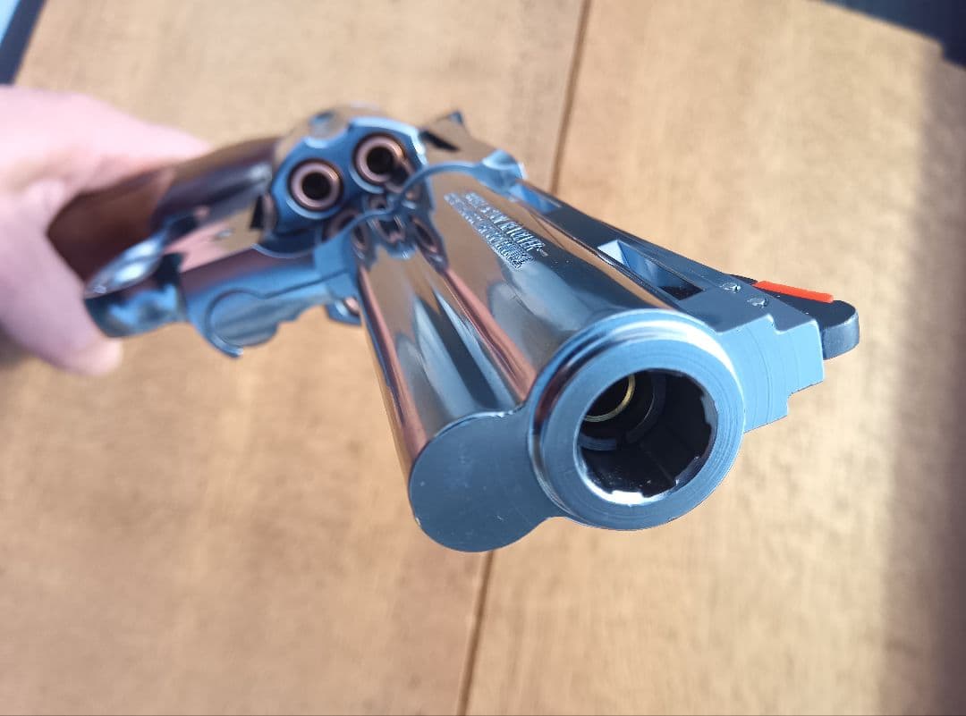 マルシン コルト アナコンダ ４インチ シルバーABS 木製グリップ