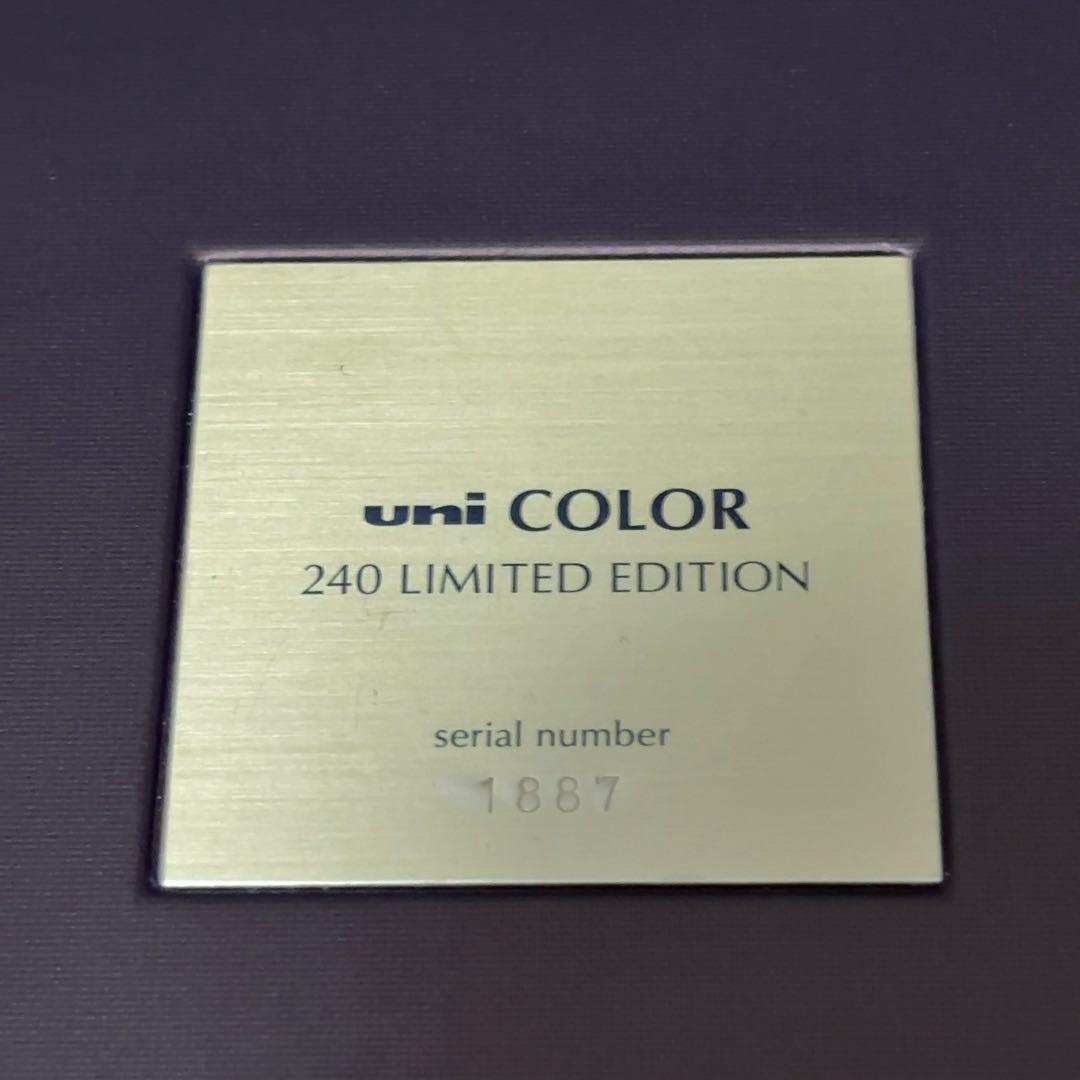未使用 ユニ50周年記念 uniCOLOR240 LIMITED EDITION