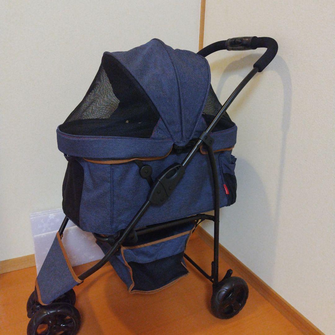 デニム調 中型犬 ペットカート