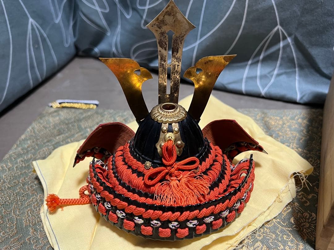 甲冑師 加藤一冑 三鍬形兜 大塔宮護良親王 戦国武将 兜 置物