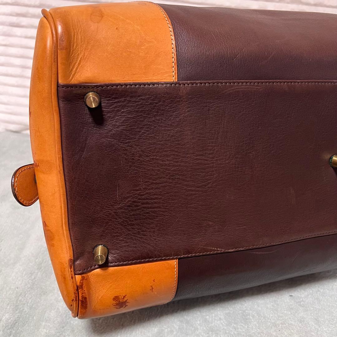 ソメスサドル SOMES SADDLE 2way ボストンバッグ 本革 茶