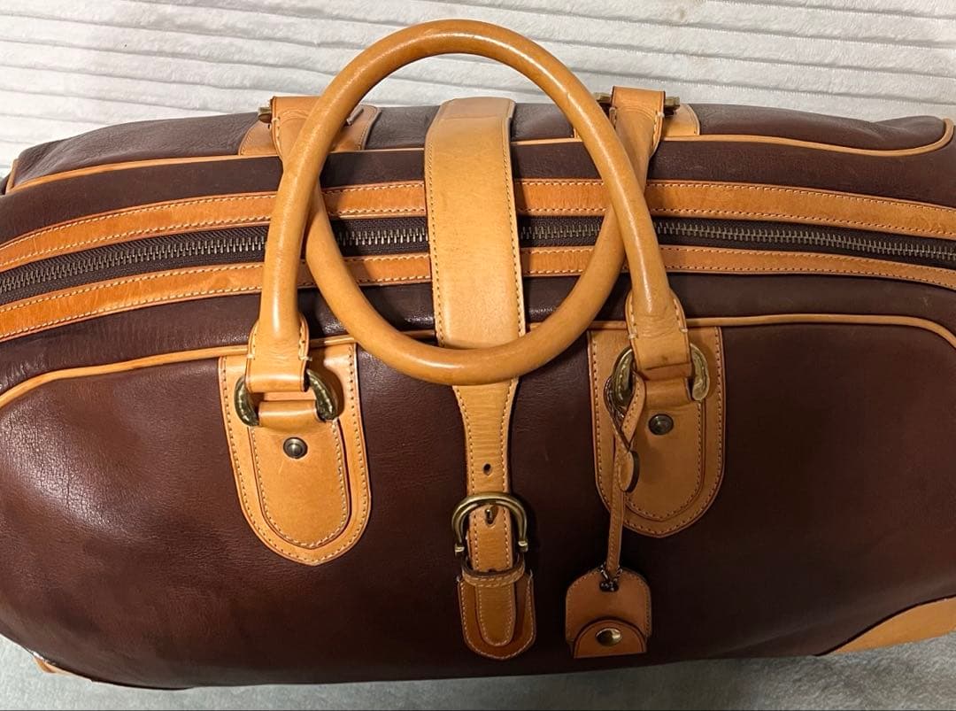 ソメスサドル SOMES SADDLE 2way ボストンバッグ 本革 茶