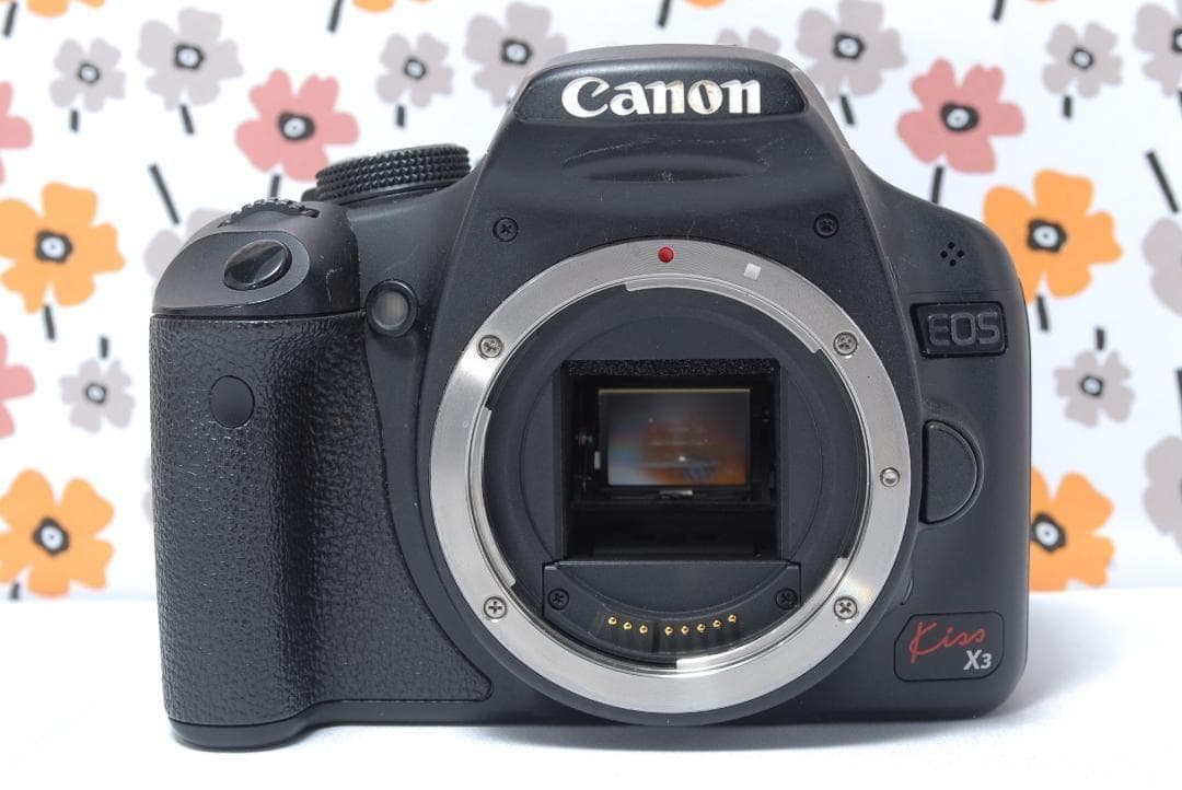 ❤Canon Kiss X3❤軽量＆入門モデル❤バッテリー2個付き❤スマホ転送可