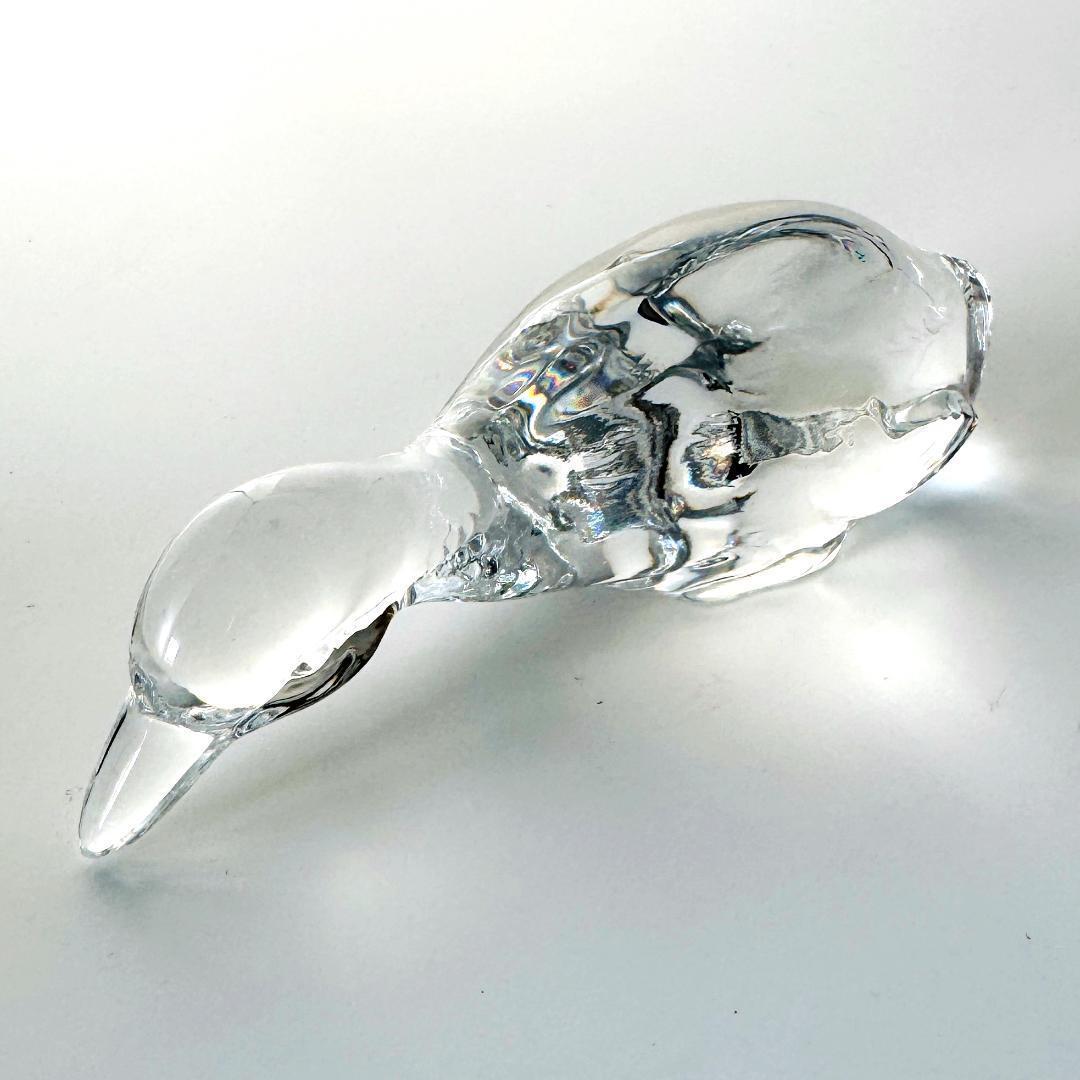 【バカラ】動物 カモ 置物 インテリア★美品★金運