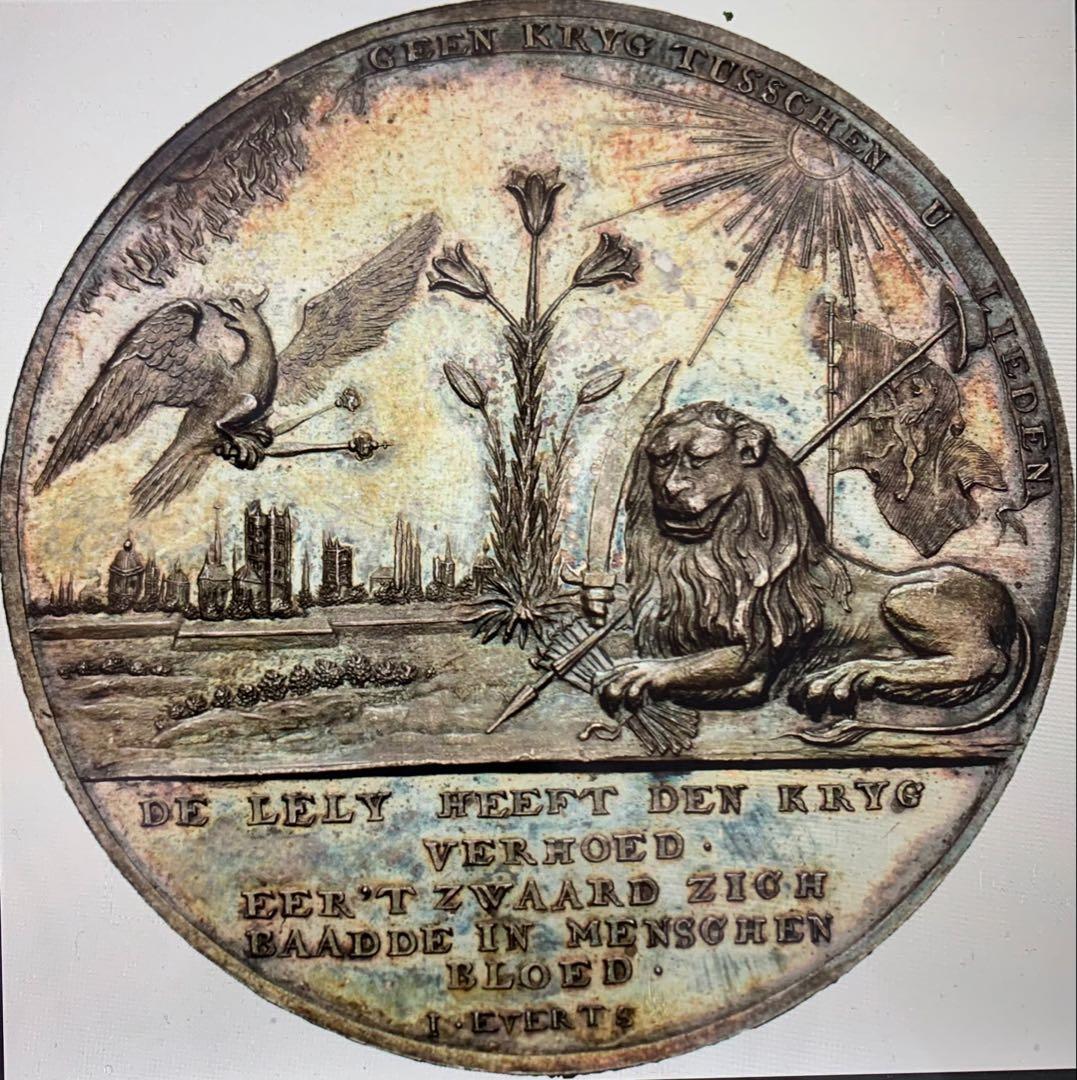 超レア‼️ 唯一TOP POP⁉️オランダ連合王国　フォンテーヌブロー条約記念メダル