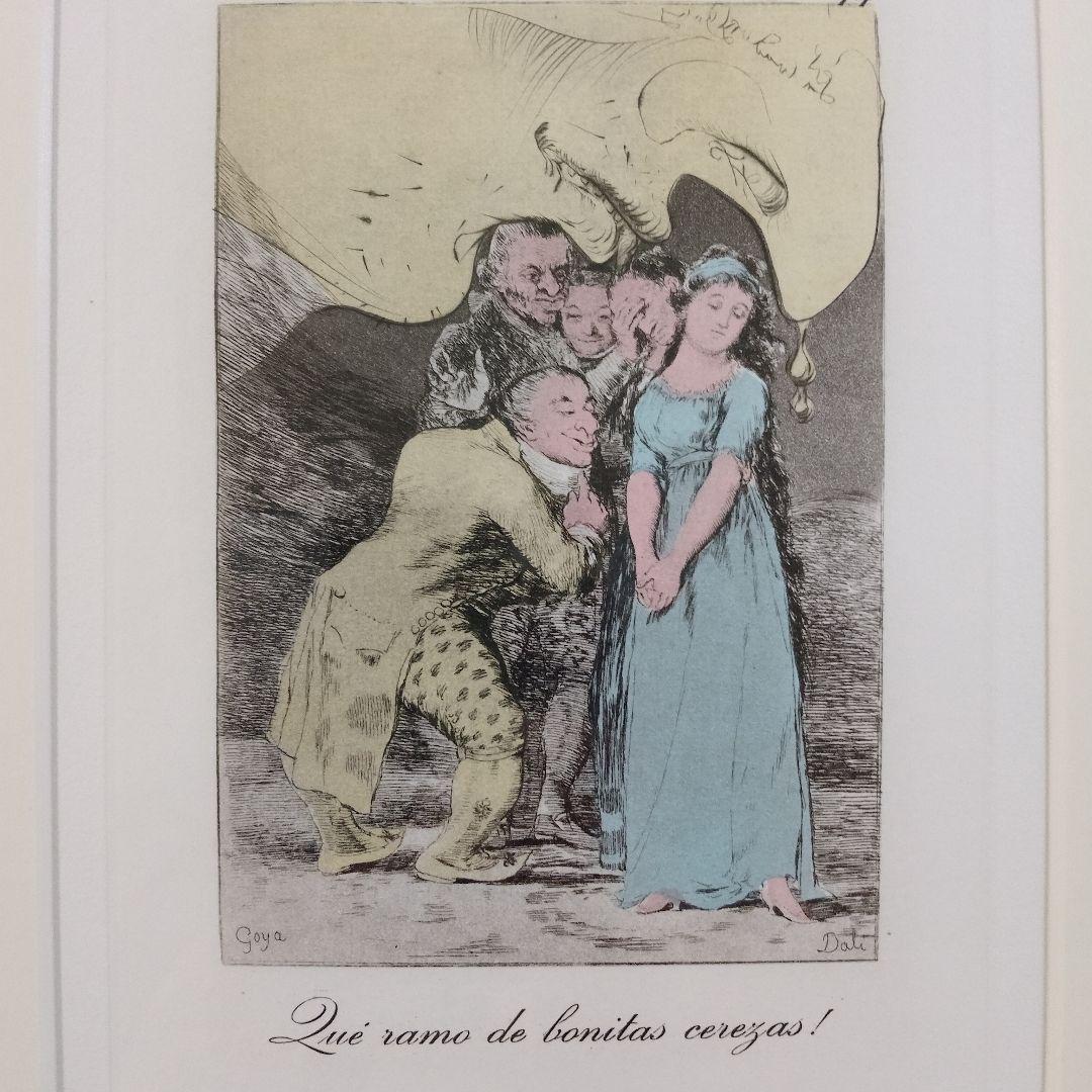 \"新品\"サルバドールダリ銅版画『ロスカプリチョス 何たる犠牲か』1977サイン入