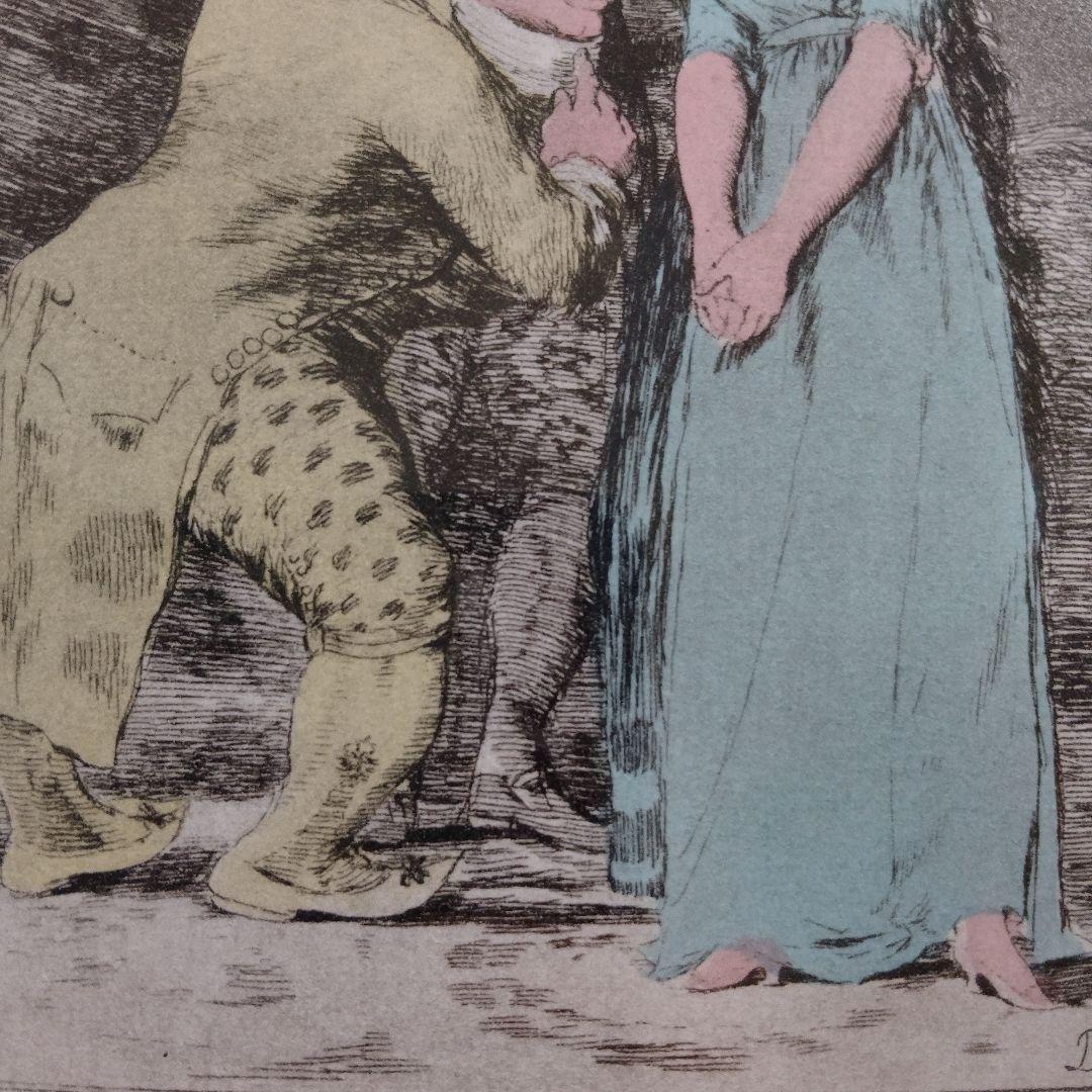 \"新品\"サルバドールダリ銅版画『ロスカプリチョス 何たる犠牲か』1977サイン入