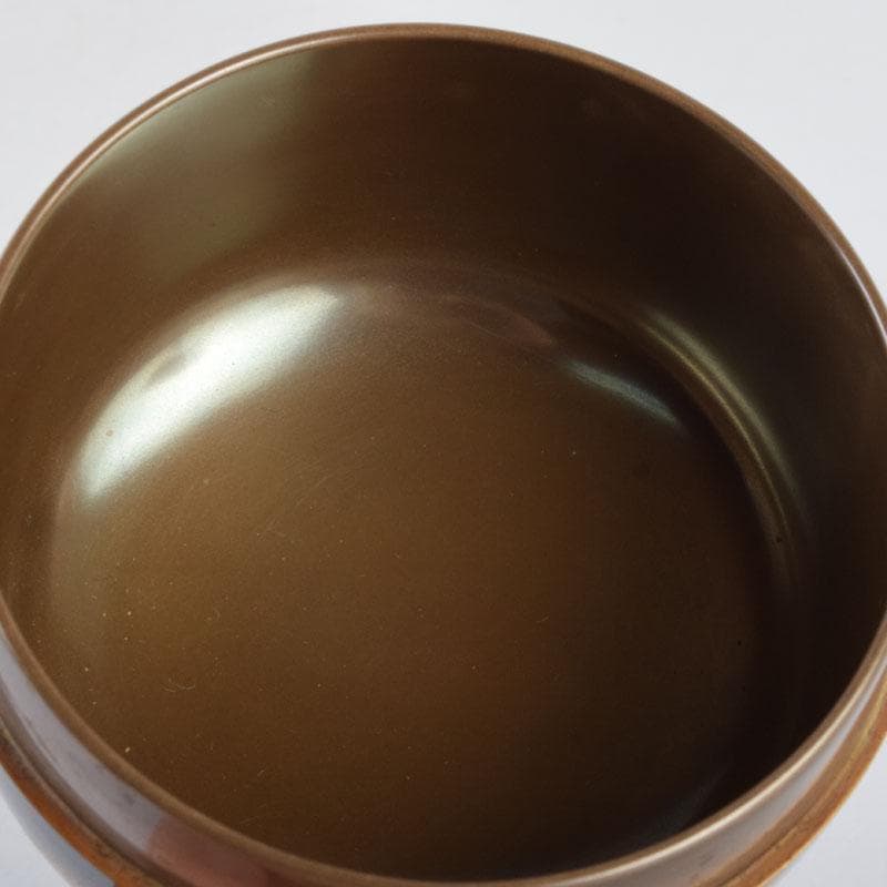 茶道具　北村葵春作　菊桐蒔絵　内銀溜　平棗　共箱　V　8726