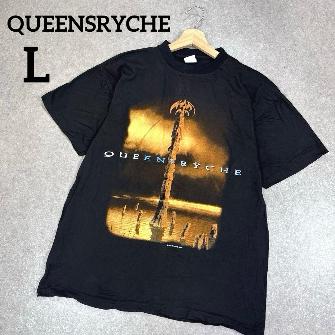 希少 90s 当時物 QUEENSRYCHE ヴィンテージ バンドTシャツ L