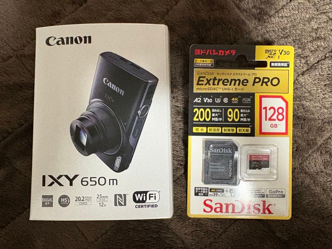 Canon IXY 650m SDカード付き