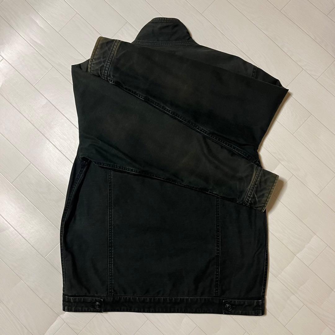 フェード ネイバーフッド レタリング刺繍 スウィングトップ コットンジャケット