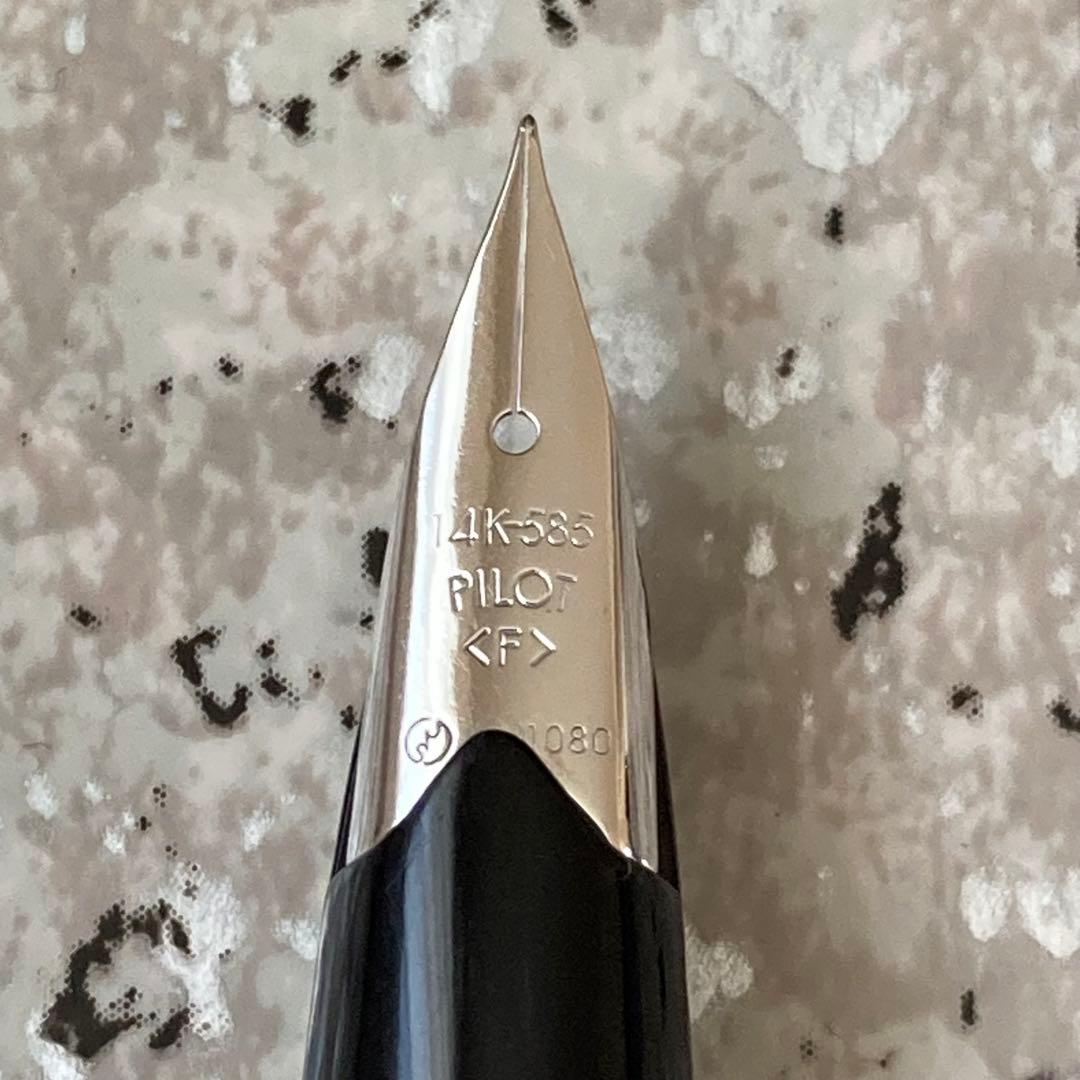 #174 オーバーホール済み 万年筆 PILOT 全格子 Elite 14k