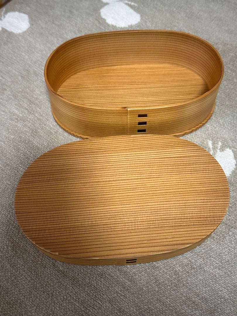 ☆曲げわっぱ☆秋田大館工芸社 小判弁当大&小☆