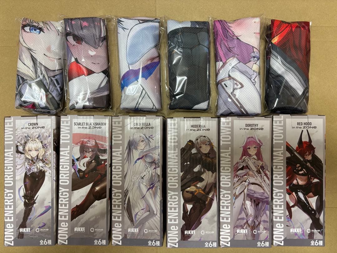 NIKKE ZONe コラボ　オリジナルタオル　6個セット　箱付き
